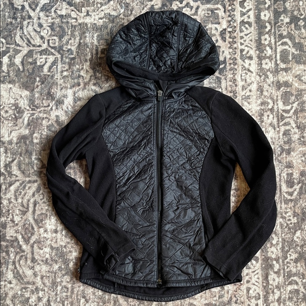 Athleta Girl fleece zip up hoodie